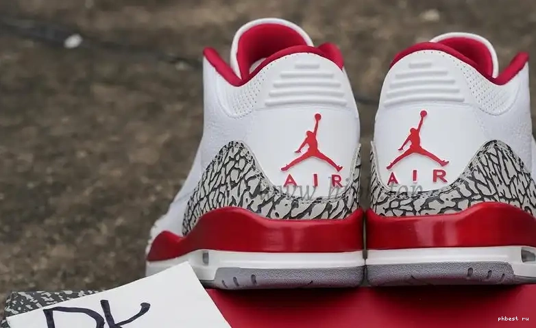 3 ship Pk materials retro air ready retail Red God jordan to Cardinal 0514